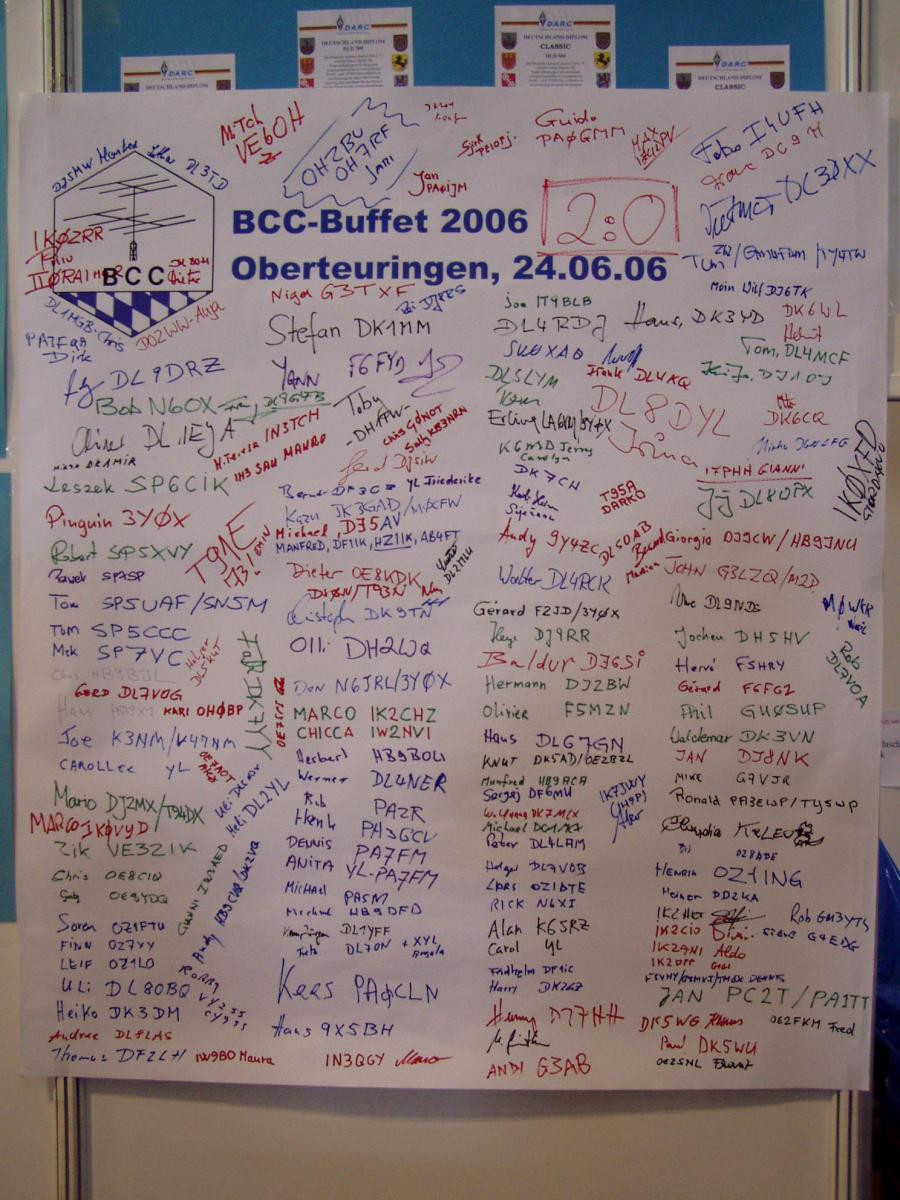 HAM RADIO 2006 - BCC-Buffet HAM RADIO 2006 - BCC-Buffet