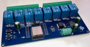 8-fach Relaisplatine mit ESP32